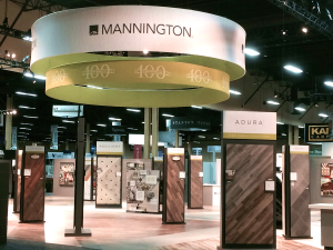 Mannington Tradeshow Booth at Surfaces Show, Las Vegas