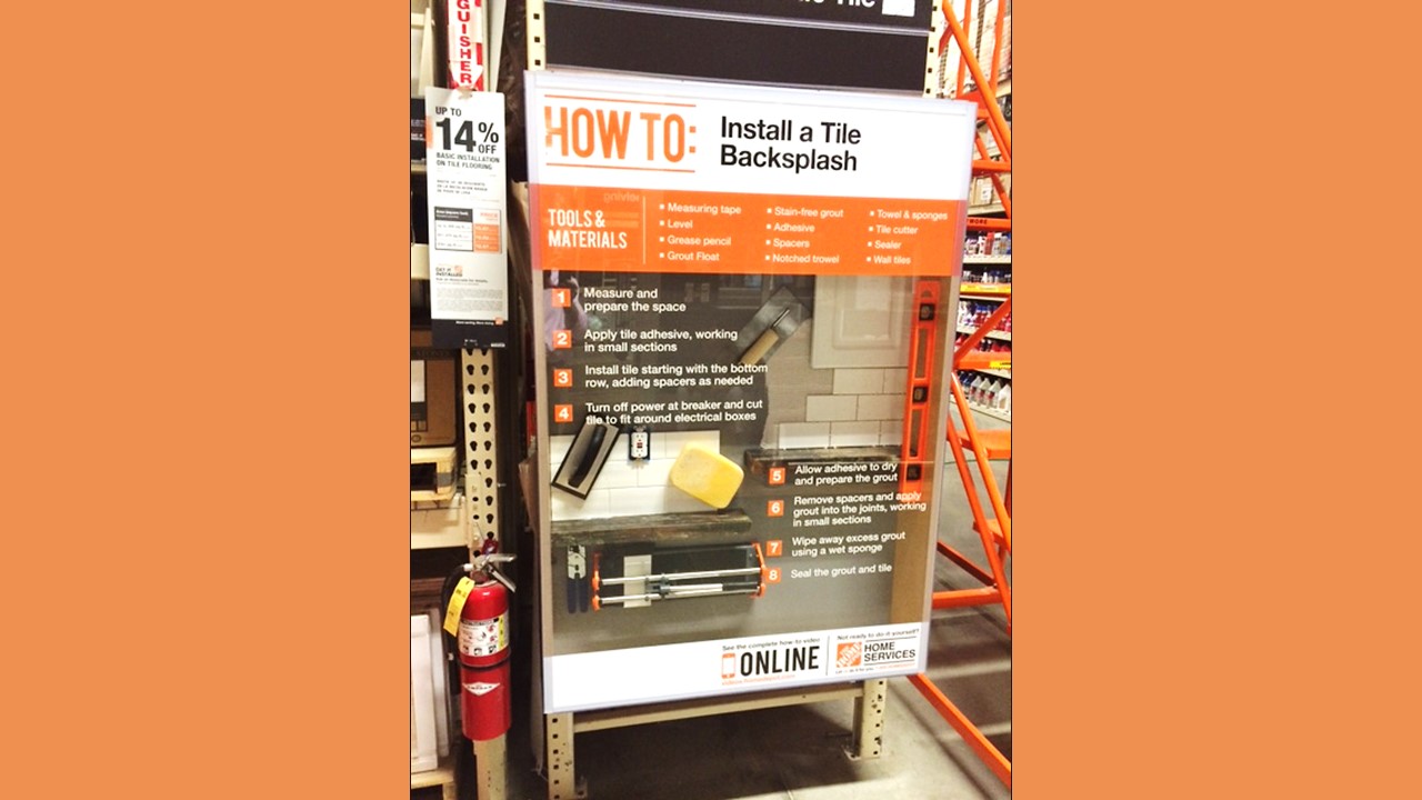 How to Install A Backsplash Exhibit Home Depot