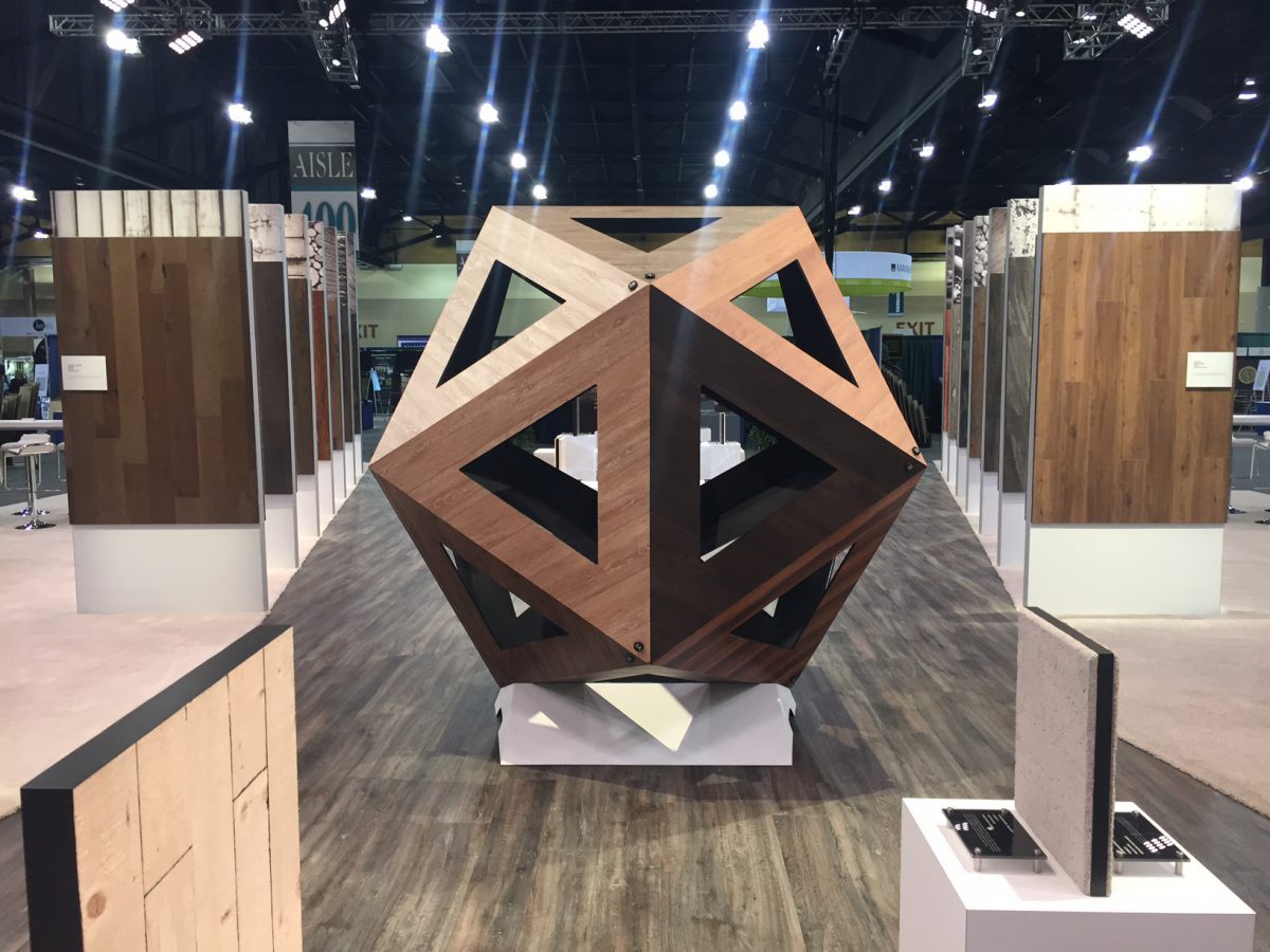 Icosahedron Covered with Flooring