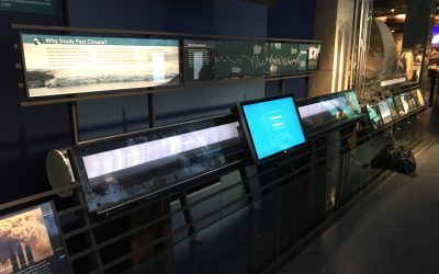 iWall Interactive Ice Core Exhibit Helps Visitors Explore 100,000 Years of Climate Change